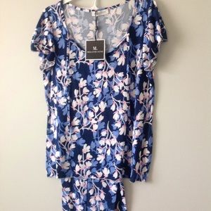 Melanie Lyne - Women's Floral Print Pyjama Set